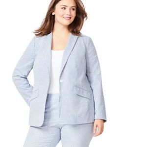 Talbots Light Blue Blazer